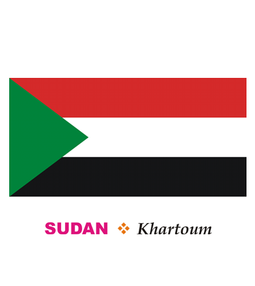 Sudan Flag Coloring Pages