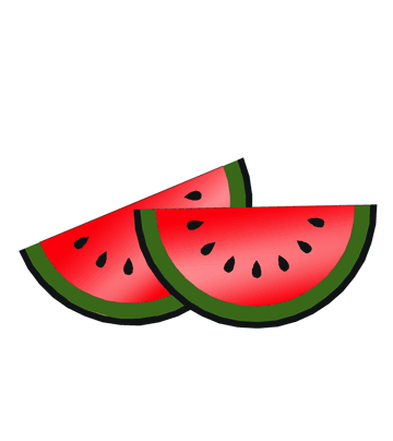 Watermelon Coloring Pages