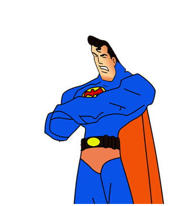 Angry Superman Coloring Pages