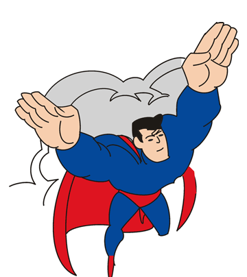 Superman Position Coloring Pages