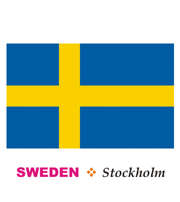 Sweden Flag Coloring Pages