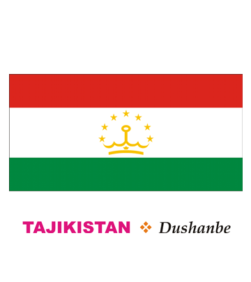 Tajikistan Flag Coloring Pages