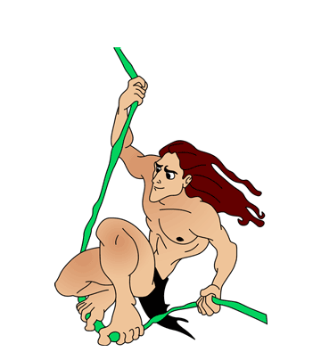 Tarzan-apes Superhero Coloring Pages