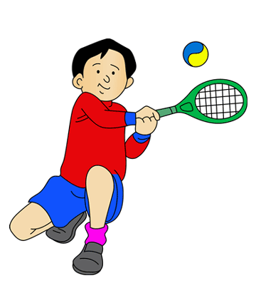 Tennis Racket Coloring Pages