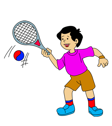 Tennis Match Coloring Pages