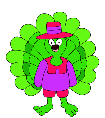Thanksgiving Fun Coloring Pages