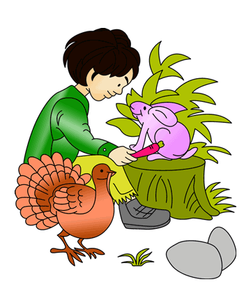 Thanksgiving Kids Coloring Pages