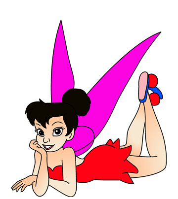Little Tinkerbell Coloring Pages