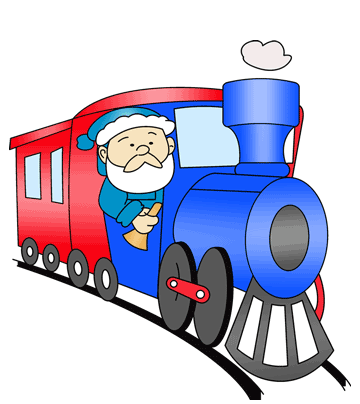 Toy Train Coloring Pages