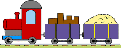 Goods Train Coloring Pages