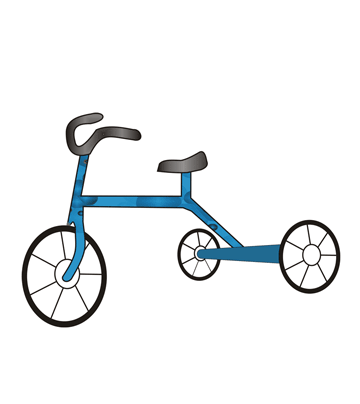 Tricycle Coloring Pages