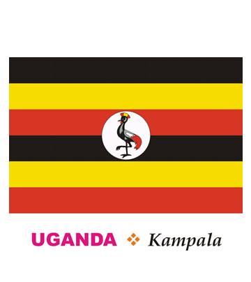 Uganda Flag Coloring Pages