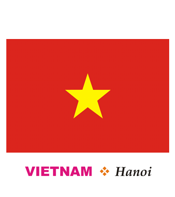 Vietnam Flag Coloring Pages