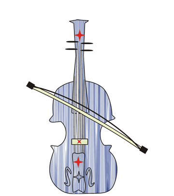 Violin Coloring Pages