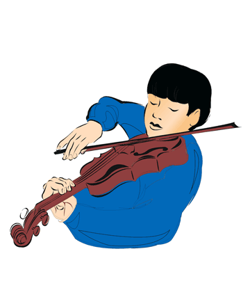 Violinist Coloring Pages