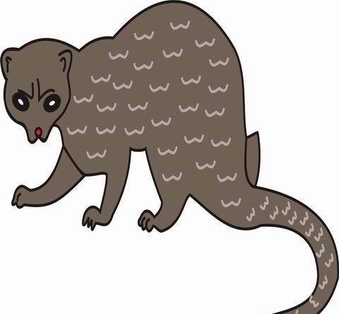 Weasel Coloring Pages