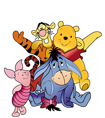 Winnie The Pooh And His Aassociate Coloring Pages