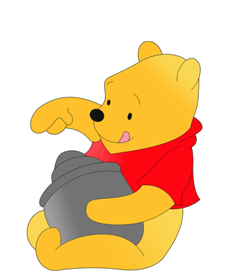 Winnie The Pooh Cartoon Series  Coloring Pages