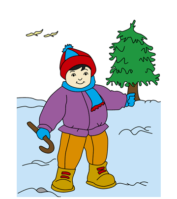 Winter Plant Coloring Pages