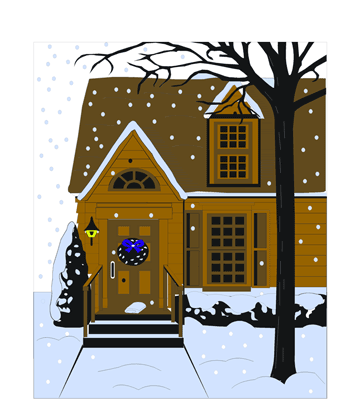 Winter Snow Coloring Pages