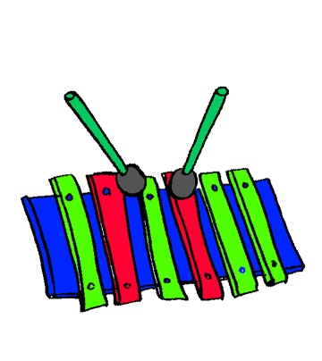 Xylophone Instrument Coloring Pages