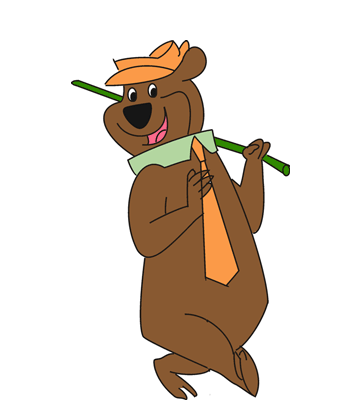 Yogi Bear Clip Coloring Pages