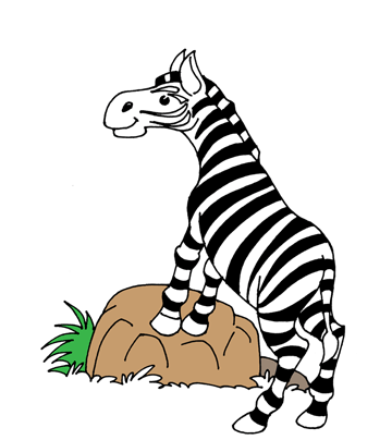 Zebra Coloring Pages