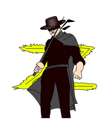 Fight Master Zorro Coloring Pages