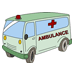 Ambulance Vehicle Coloring Pages