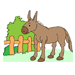 Baby Donkey Coloring Pages