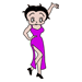 Betty Boop Figure Coloring Pages