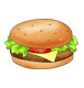 coloring burger pages for kids