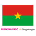 Burkina Faso Flag Coloring Pages