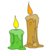 Natural Candles Coloring Pages