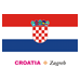 Croatia Flag Coloring Pages