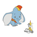 Dumbo Cartoon Coloring Pages