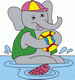 Smart Elephant Coloring Pages