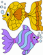 Fish Bubbling Coloring Pages