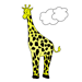 Photogenic Giraffe Coloring Pages