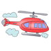 Fancy Helicopter Coloring Pages