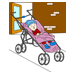 Baby Pram Coloring Pages