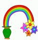 Seven Colour Rainbow Coloring Pages