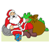 Santa Fun Coloring Pages