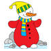 Snow Man Costume Coloring Pages