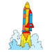 Shuttle Launch Coloring Pages