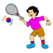 Tennis Match Coloring Pages