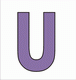 U-21th Alphabet Coloring Pages