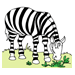 Wild Zebra Coloring Pages