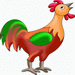 Cock drawing