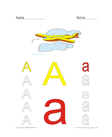 Alpha Picture Worksheet 1 Sheet